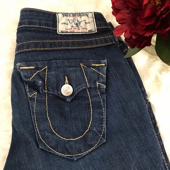 LAST CHANCE-True Religion Dark Wash Skinny Jean - Picture 2 of 5